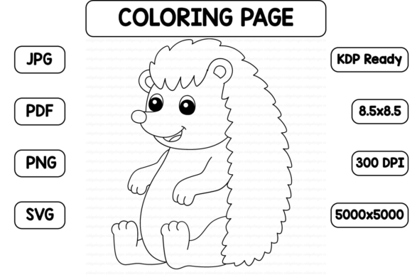 A Friendly Hedgehog Design for Embroidery Projects