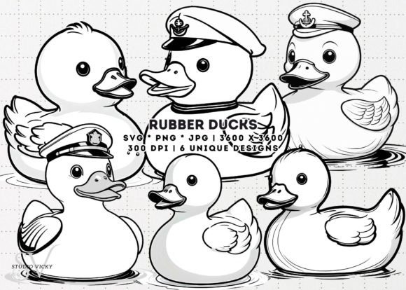 A Practical Review of Cruise Ducks Clipart Graphics for Digital Sellers