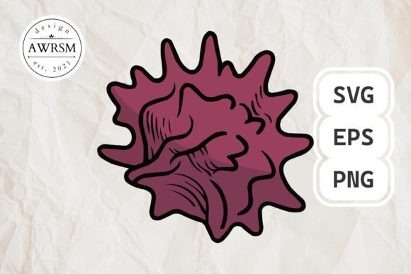 A Seashell SVG Vector for Elegant Brand Graphics