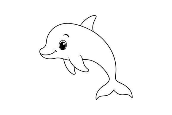Kawaii Dolphin Graphics for Cute Illustrations