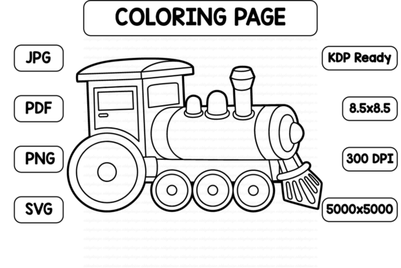 Reviewing a Vintage Locomotive Graphic for Publishing Workflows